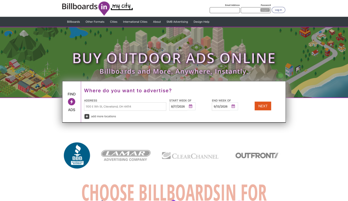 BillboardsIn.com — buy outdoor ads online